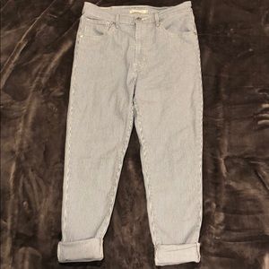 Levi’s blue striped pants (size 30) women’s